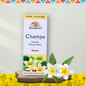 Kamadhenu's Champa premium Natural Dhoop Sticks