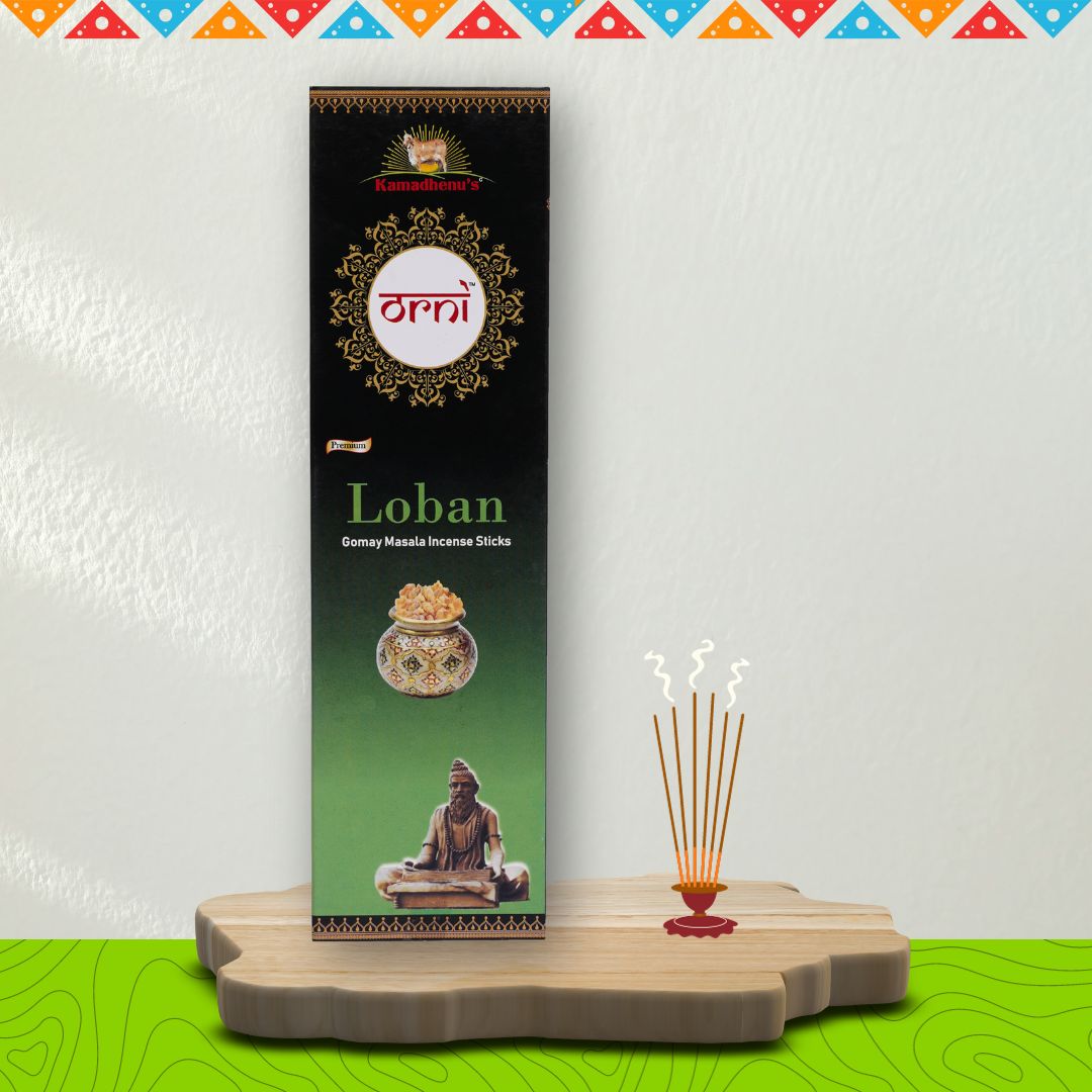 Orni Premium Loban Pure Desi Gomay Masala Agarbatti